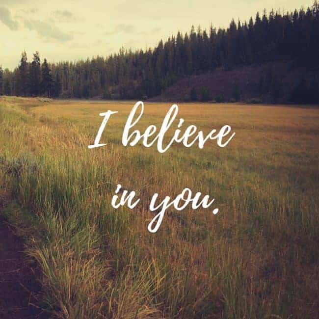 I believe inyou.