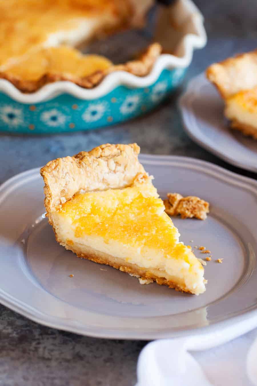 Amish Buttermilk Pie - I Am Homesteader