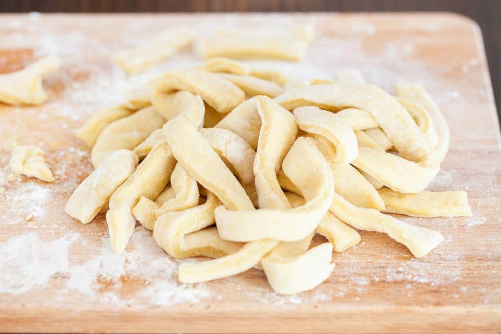 How to Make and Cut Homemade Noodles for Soup