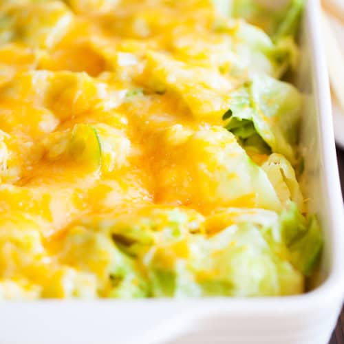 Baked cabbage casserole best sale