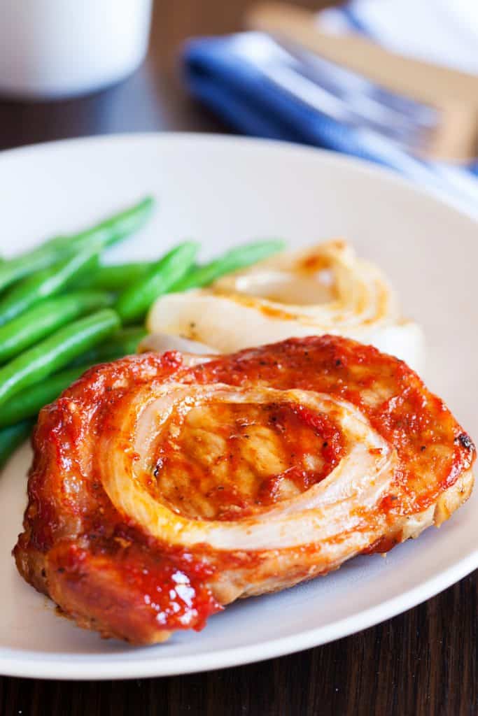 Baked Pork Chops are a homestead favorite!