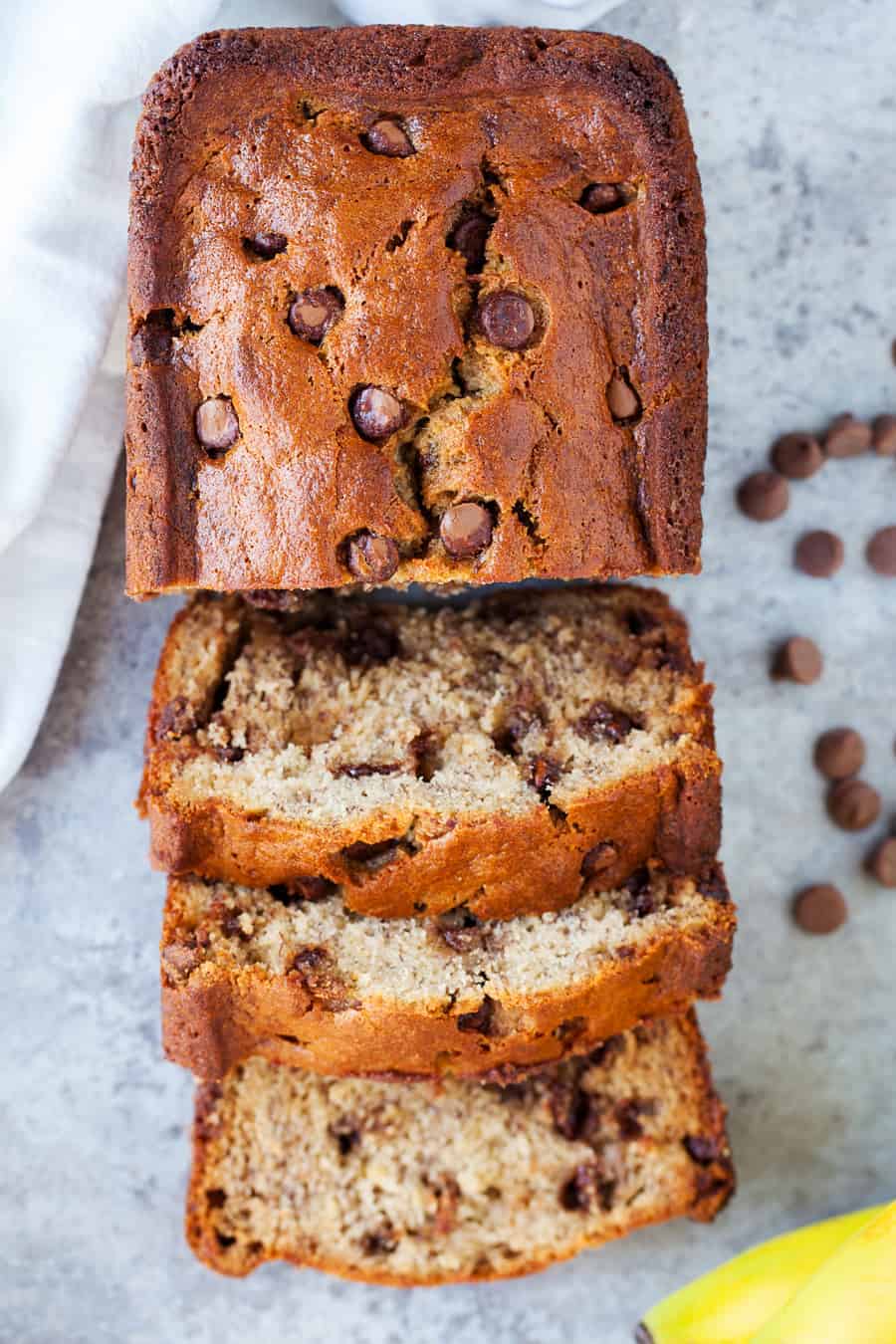 Chocolate Chip Banana Bread - I Am Homesteader