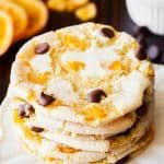 Seriously delicious chocolate chip cookies with orange!