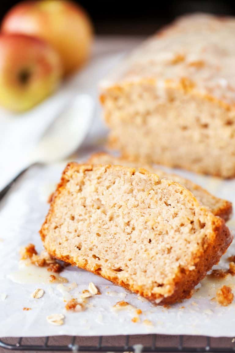 Glazed Apple Cinnamon Bread I Am Homesteader