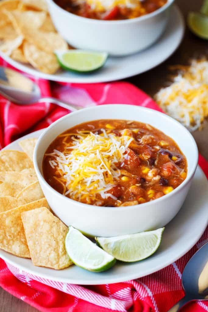 7 Can Chicken Taco Soup {VIDEO} - i am homesteader