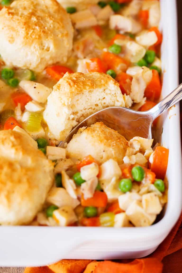 Dads Leftover Turkey Pot Pie Casserole I Am Homesteader