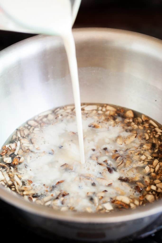 Homemade Cream of Mushroom Soup 