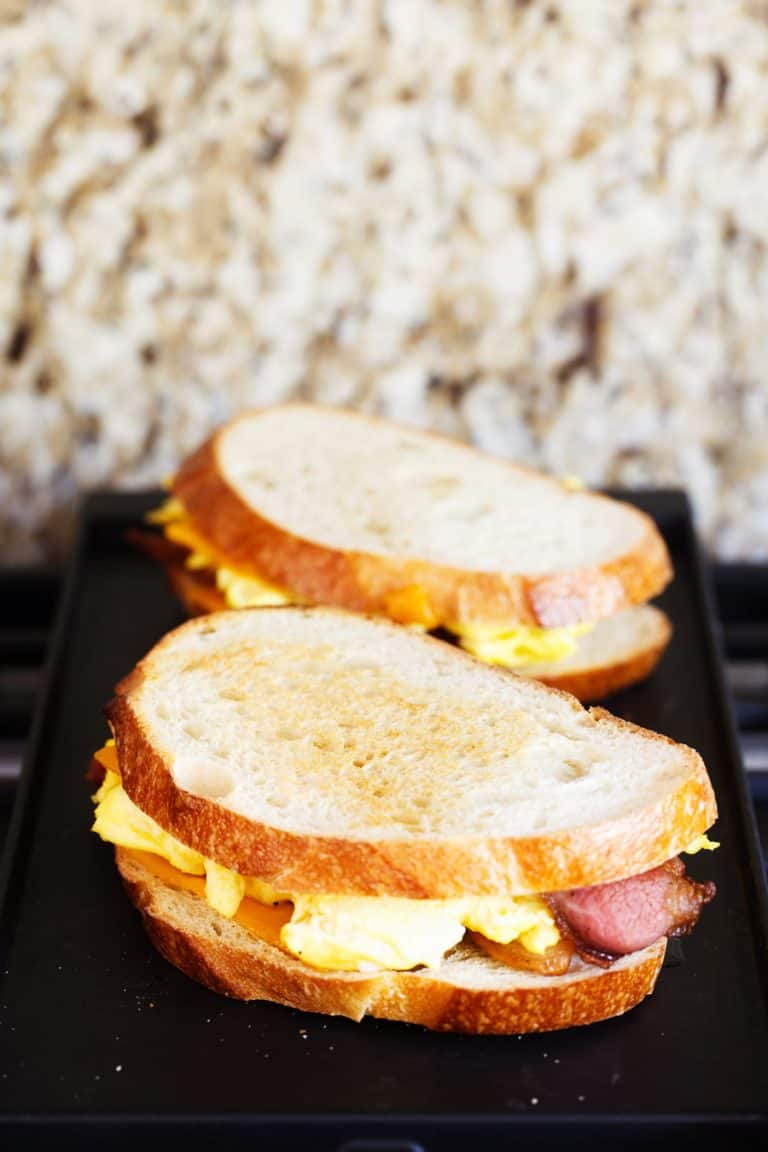 Griddle Breakfast Sandwich I am homesteader