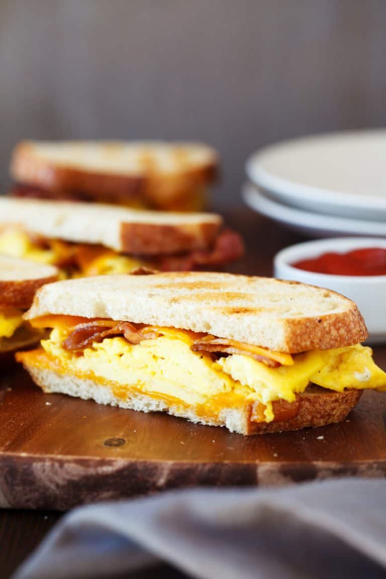 Griddle Breakfast Sandwich - I Am Homesteader