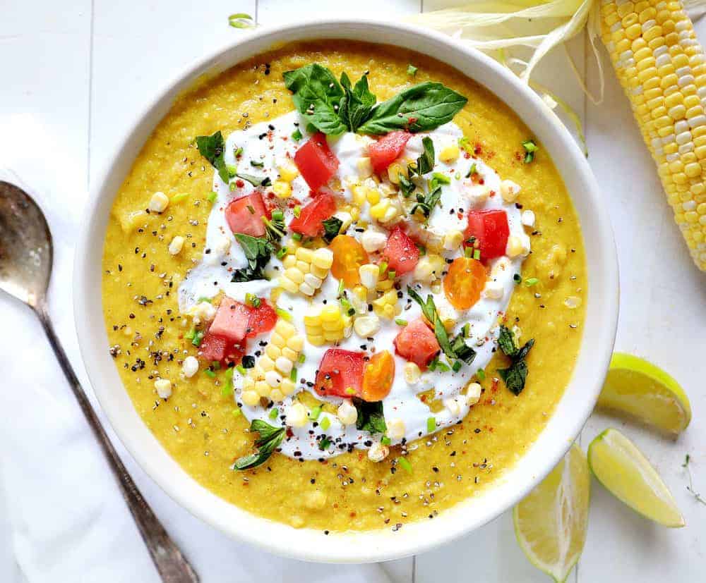 Corn soup is the summer soup to beat all other soups!