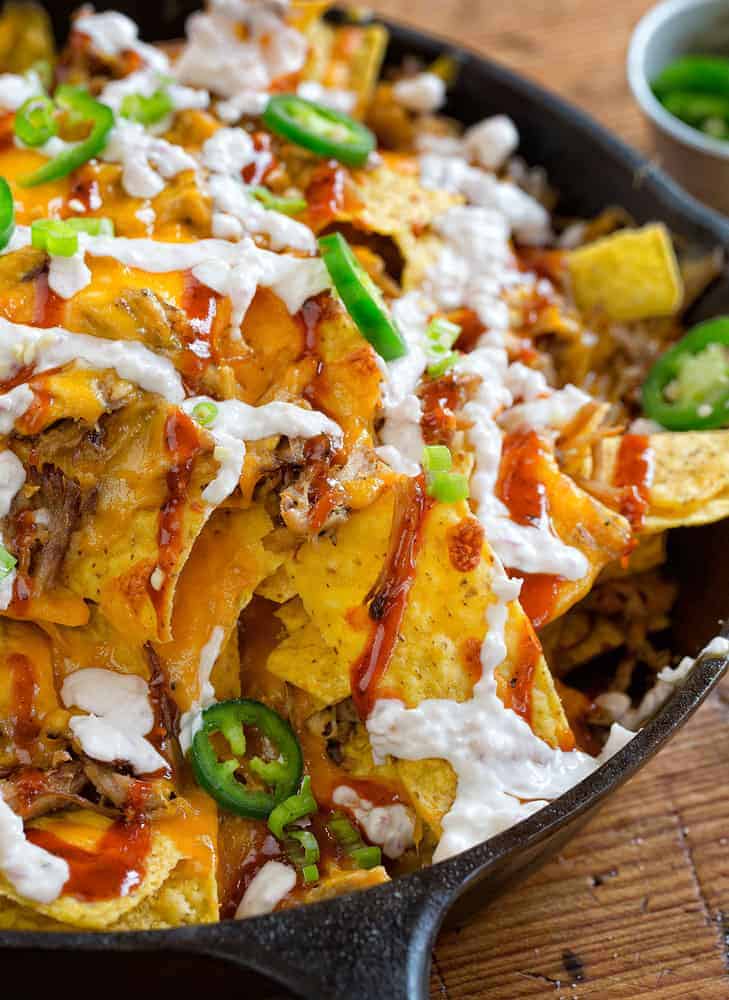 Cheesy Pulled Pork Nachos