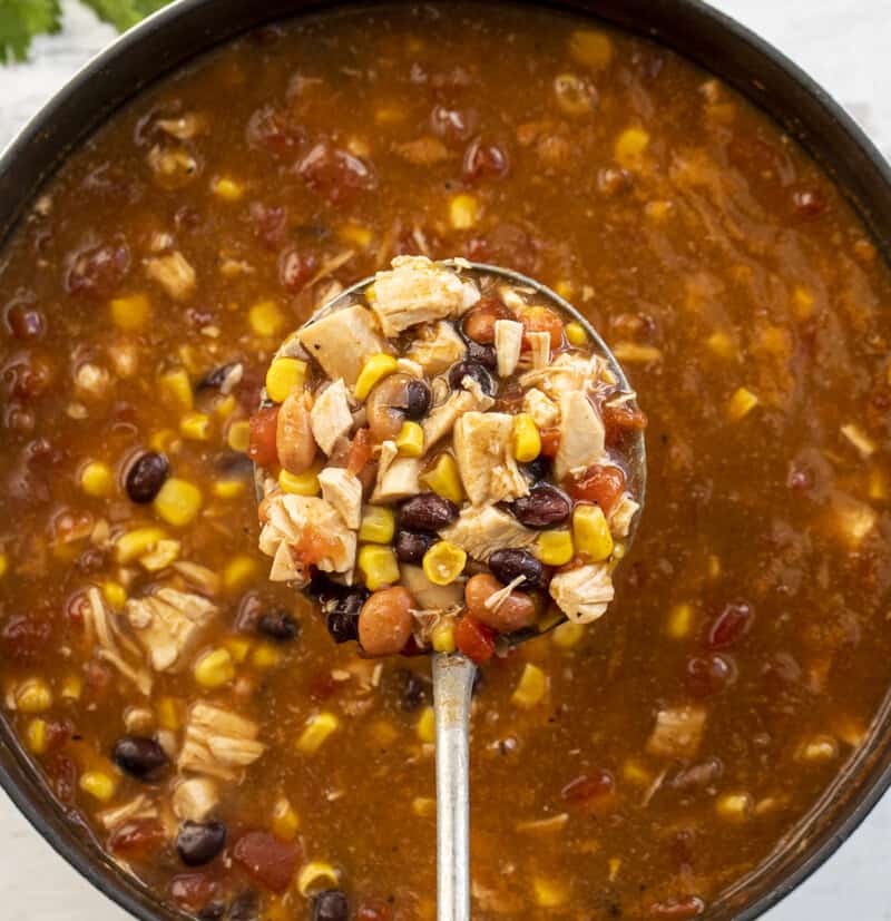 7 Can Chicken Taco Soup {VIDEO} i am homesteader