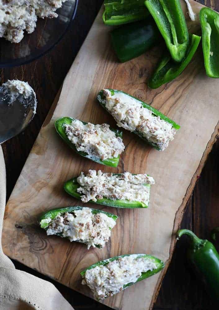 Sausage Stuffed Jalapeños