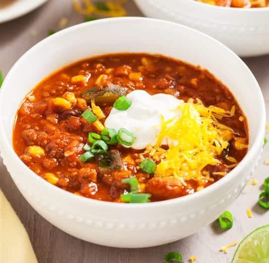 Slow Cooker Turkey Chili - I Am Homesteader