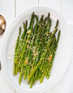 Garlic And Parmesan Roasted Asparagus - I Am Homesteader