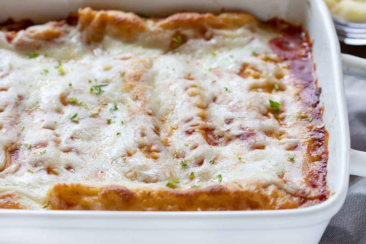 Three Cheese Manicotti