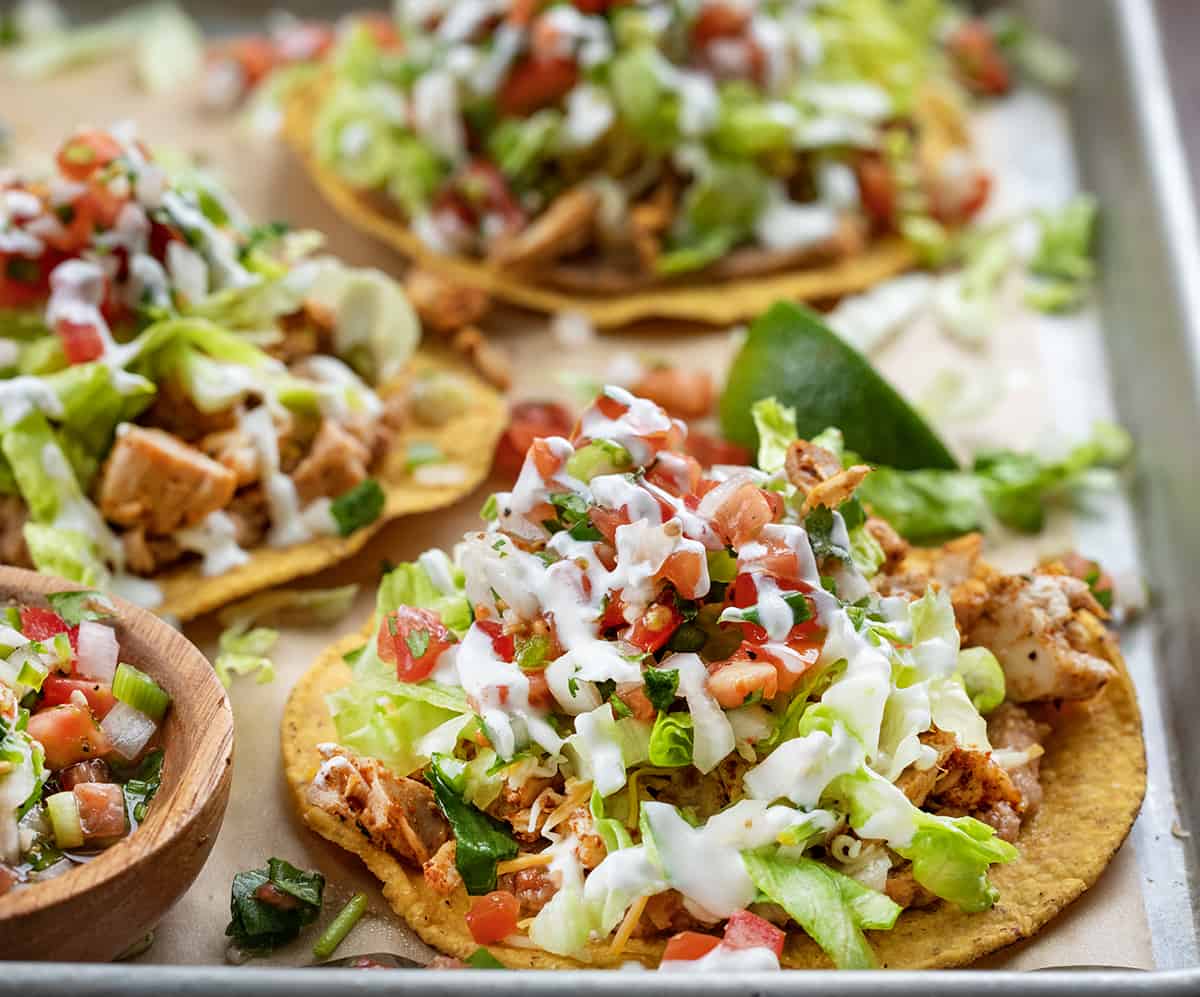 Chicken Tostadas - I Am Homesteader