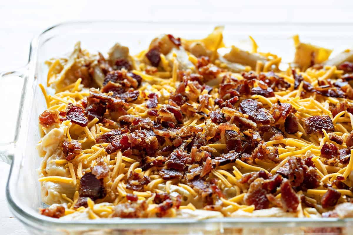 Bacon on Baked Chicken Rigatoni