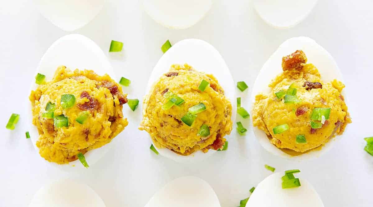 Bacon Jalapeno Deviled Eggs