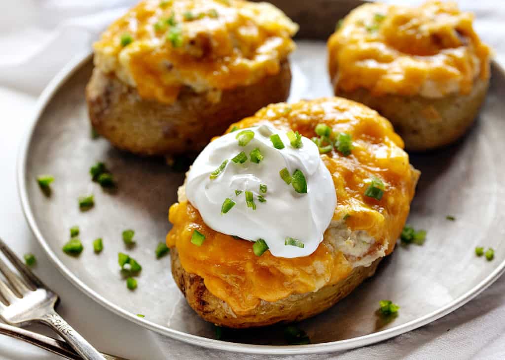 Twice Baked Potatoes - I Am Homesteader