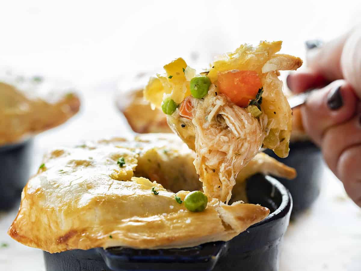 Spoonful of Chicken Pot Pie