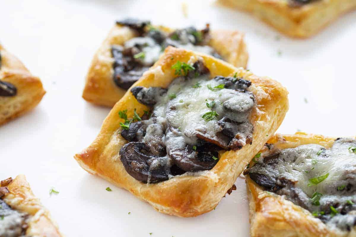 Cheesy Mushroom Pastries