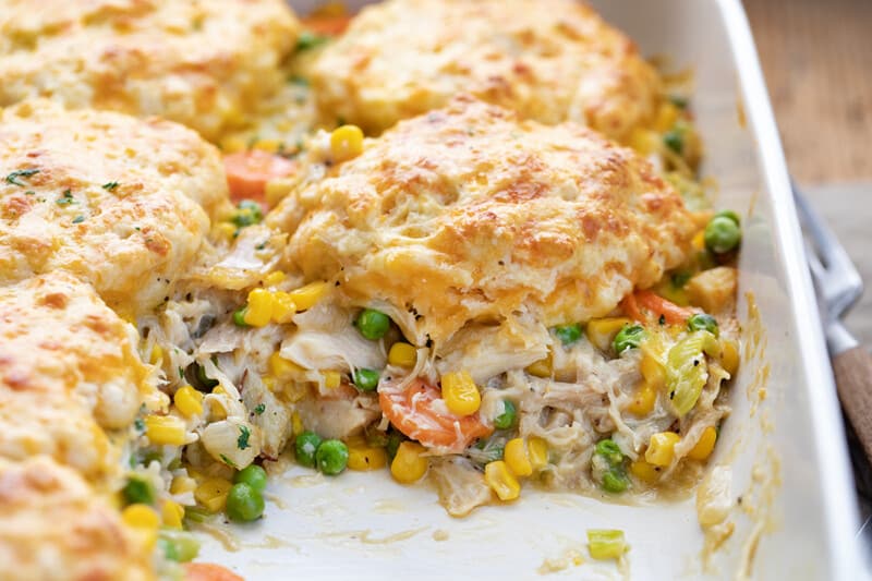 Chicken Pot Pie Casserole - I Am Homesteader