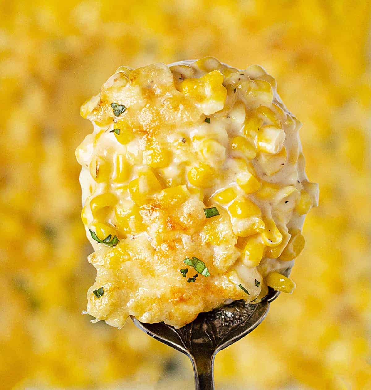 Spoonful of The Best Creamed Corn Recipe
