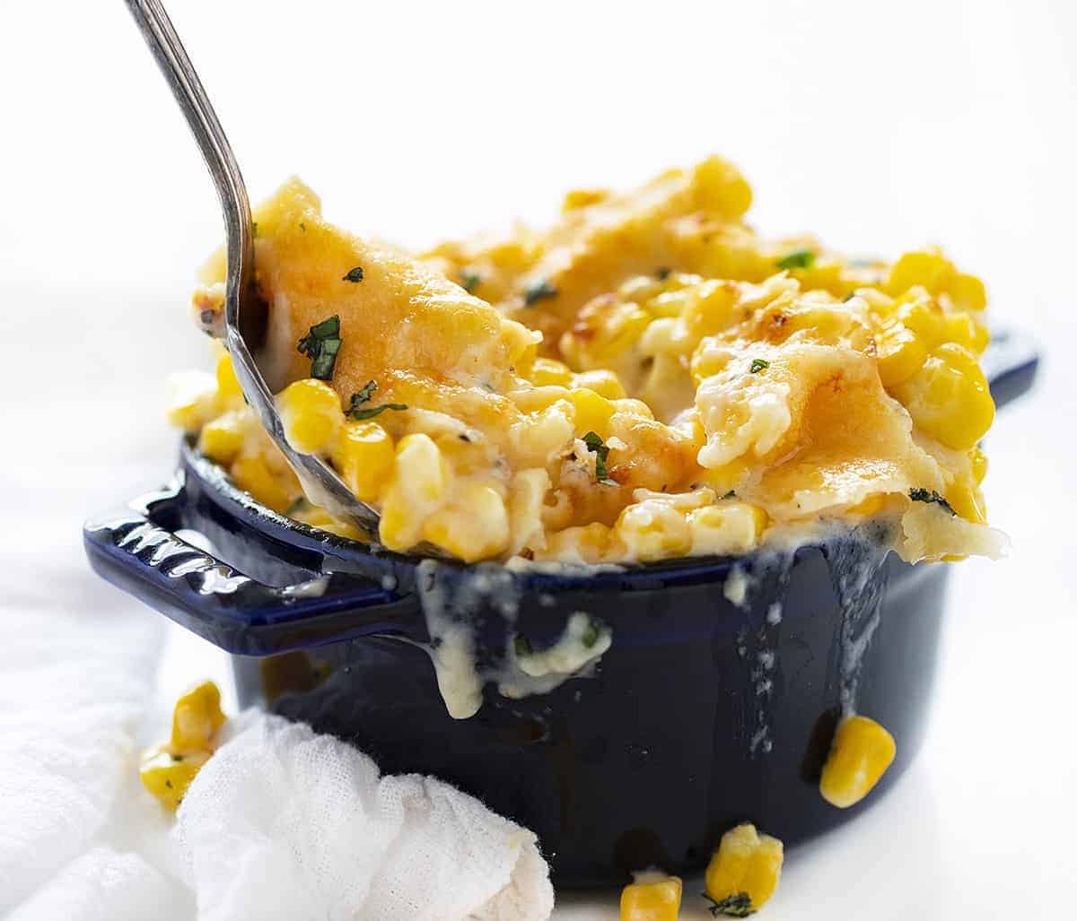 Crock Pot Creamy Corn Dip - As For Me and My Homestead