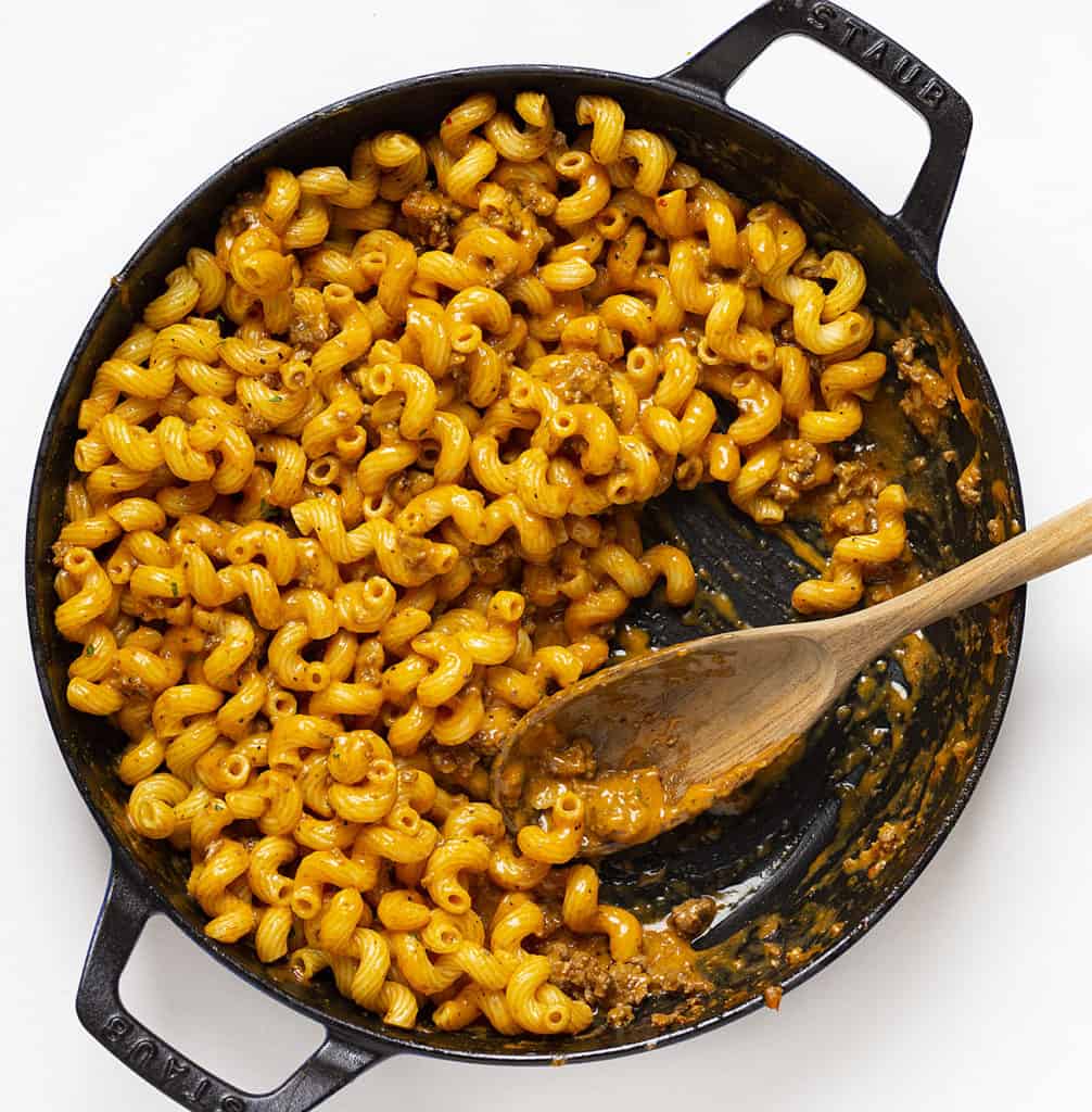 Hamburger Macaroni Skillet I Am Homesteader