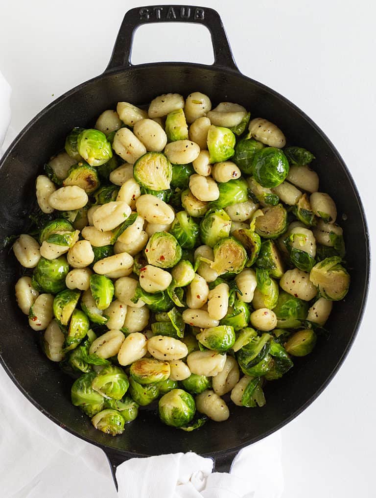 Gnocchi with Brussels Sprouts I Am Homesteader