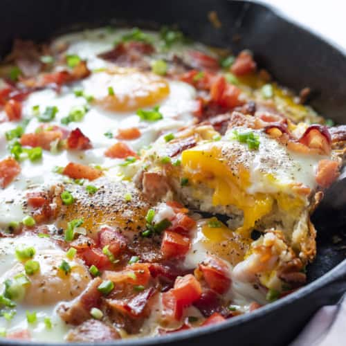 Hash Brown Breakfast Skillet - I Am Homesteader