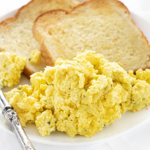 Buttermilk Ranch Scrambled Eggs - I Am Homesteader