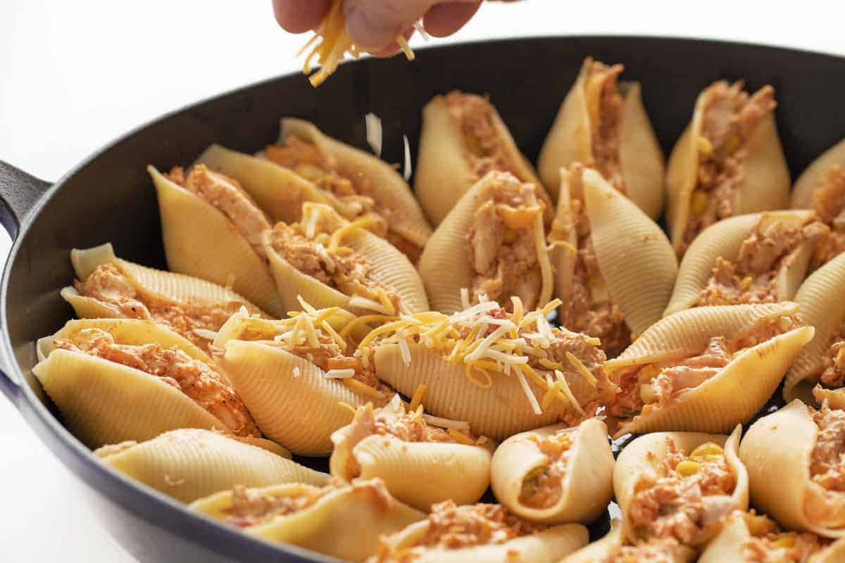 Chicken Taco Stuffed Shells I Am Homesteader