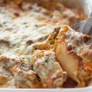 Three Cheese Stuffed Shells - I Am Homesteader