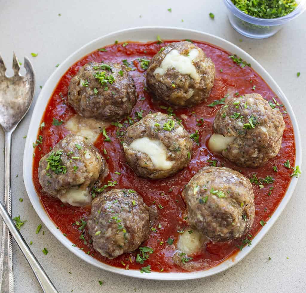 Cheese Stuffed Meatballs I Am Homesteader