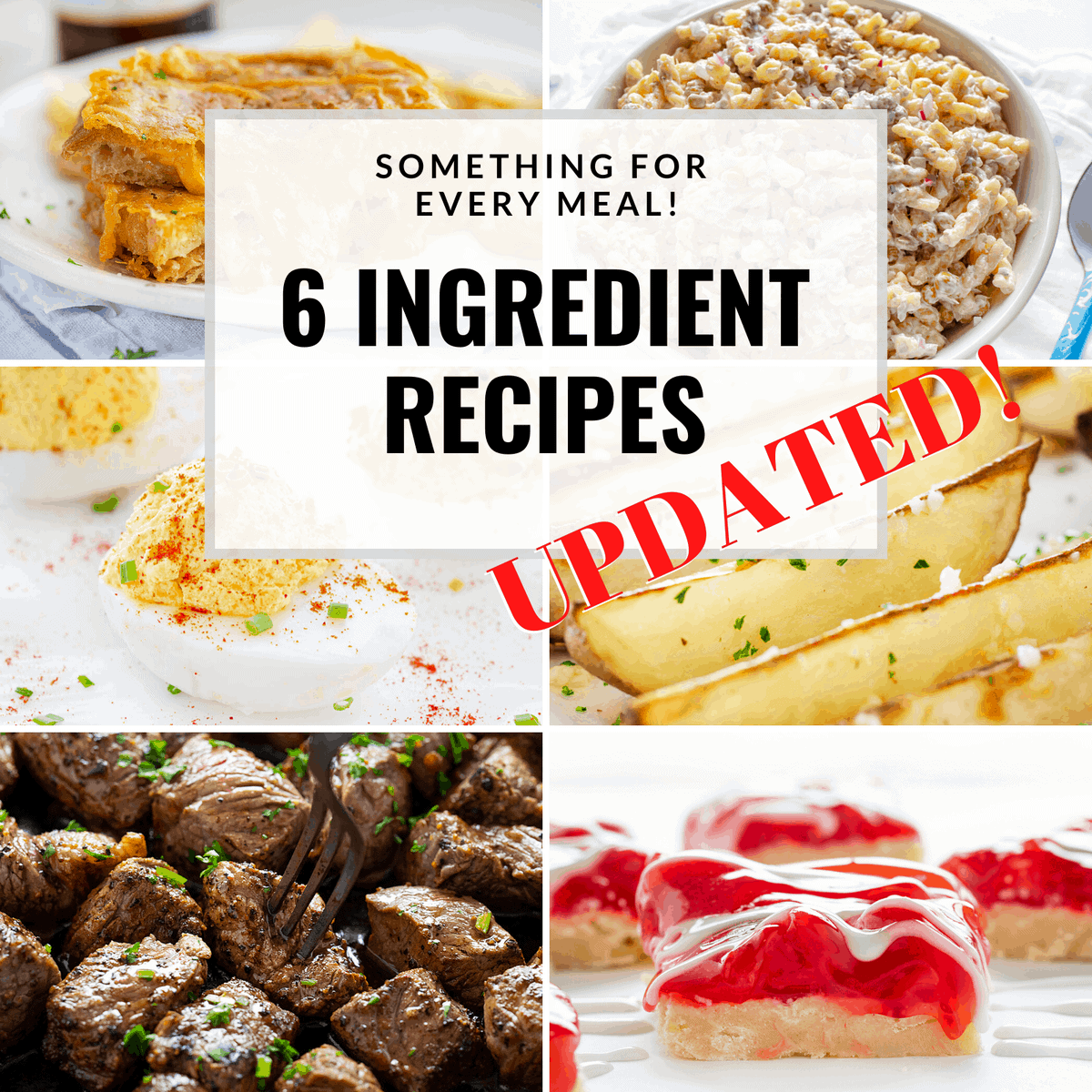 List of 6 ingredient recipes