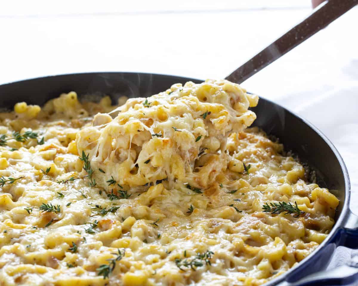 French Onion Macaroni and Cheese