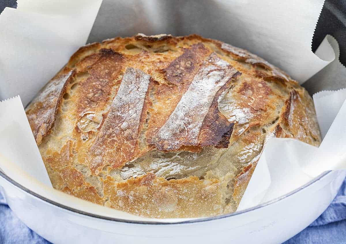 Sourdough Bread in Dutch Oven 