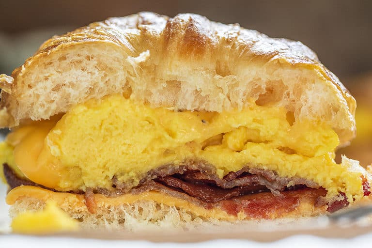 Bacon, Egg, And Cheese Croissant - I Am Homesteader