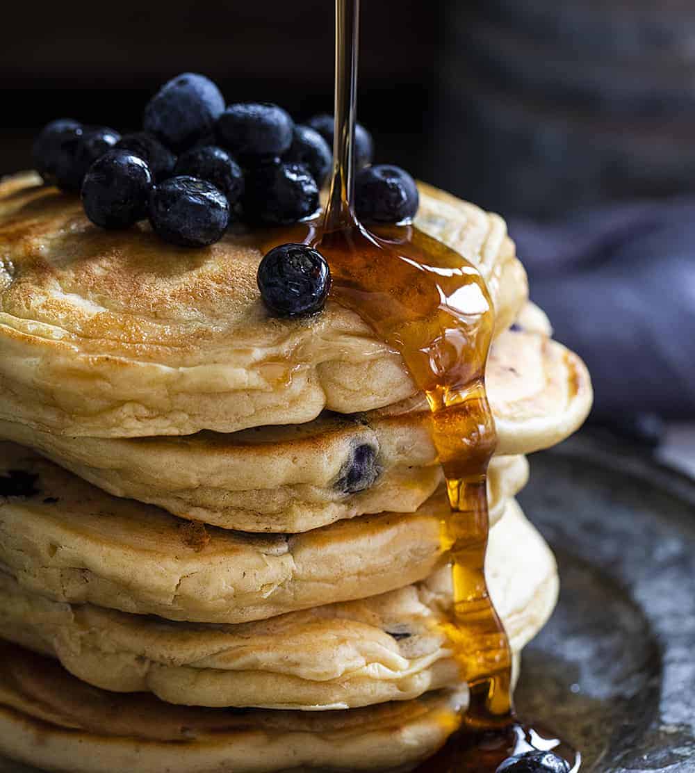 Are Blueberry Pancakes Good For You Blueberry Pancakes {Made with Sourdough Starter} - I Am Homesteader