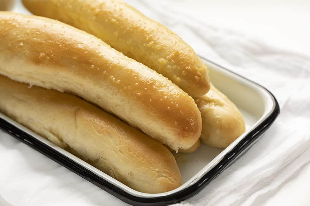 SOFT Garlic Butter Breadsticks - I Am Homesteader