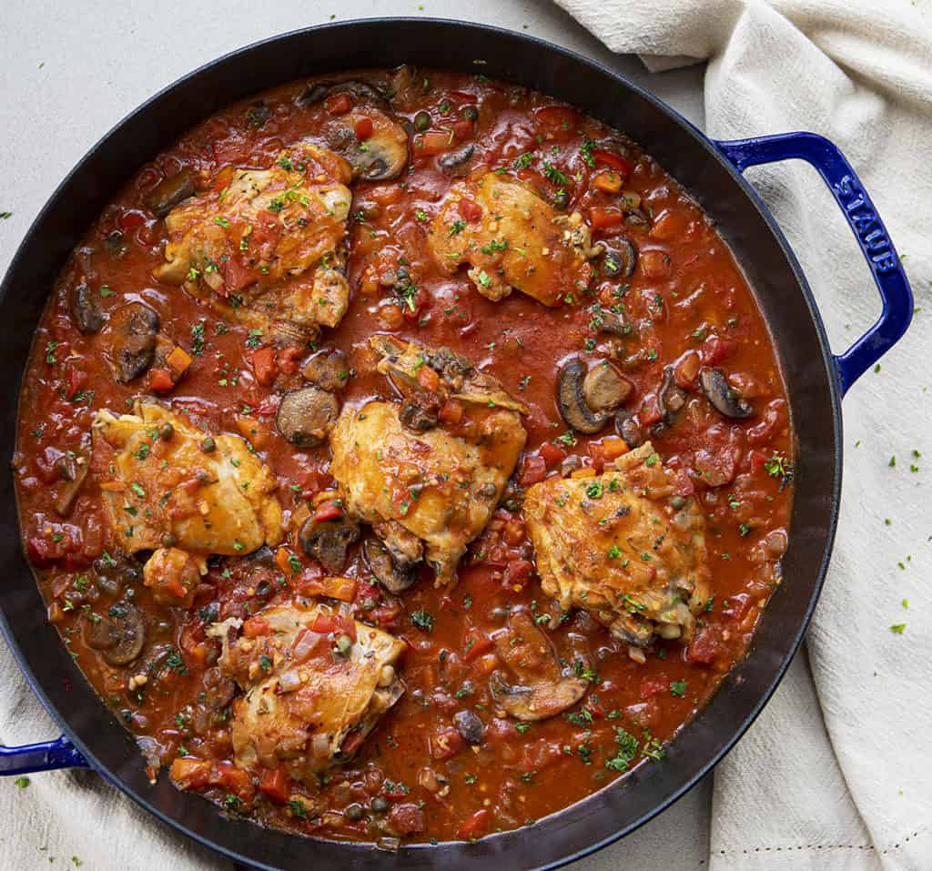 Chicken Cacciatore - I Am Homesteader