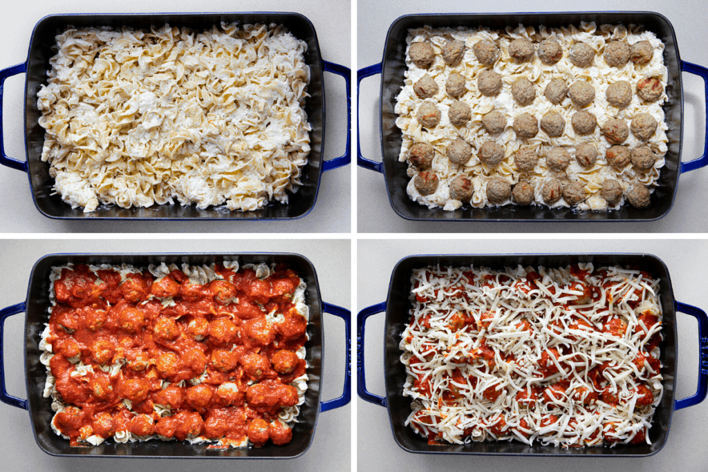 Cheesy Meatball Casserole I Am Homesteader   Meatball Casserole 1024x683 