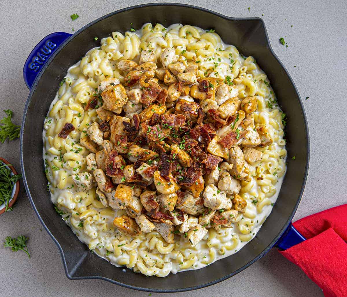 Chicken Ranch Macaroni and Cheese-image