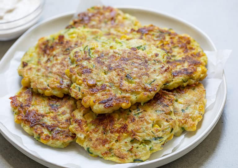 Zucchini Fritters - I Am Homesteader