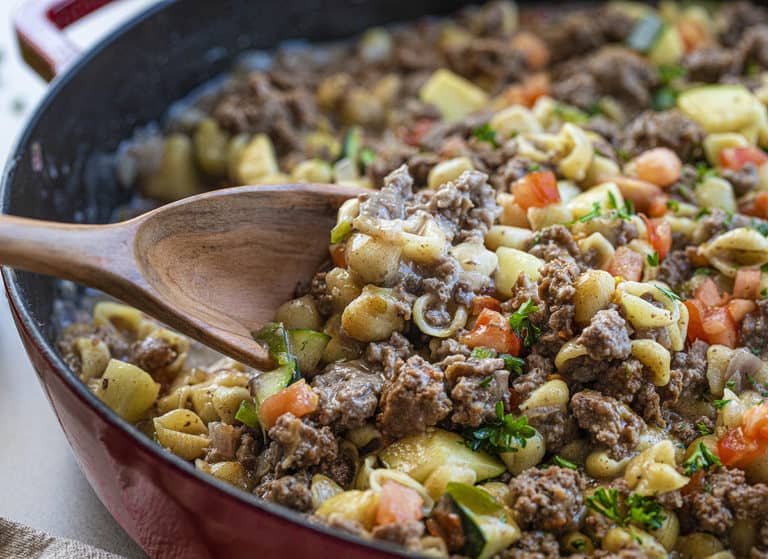 Fresh Summer Goulash - I Am Homesteader