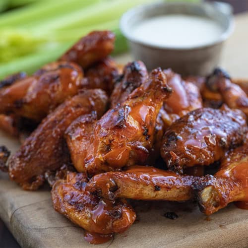 Baked Buffalo Chicken Wings - I Am Homesteader