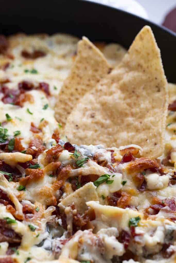 Bacon Spinach Dip - I Am Homesteader