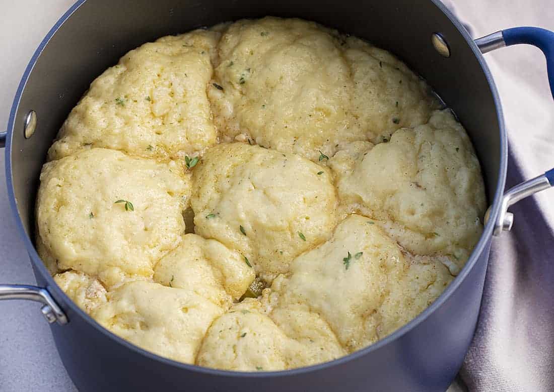 Cooked Old Fashioned Chicken and Dumplings